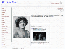 Tablet Screenshot of lily-elsie.com